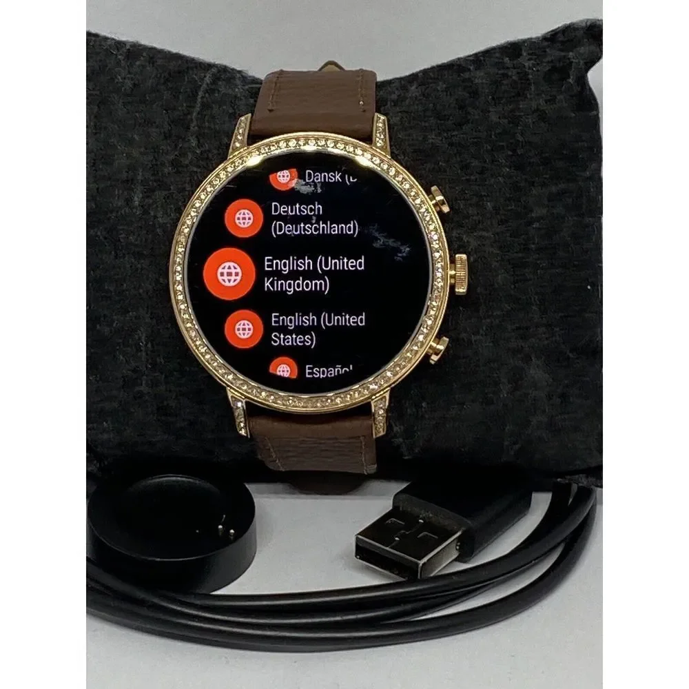Fossil Gen 4 Authentic Digital Dial Smart Watch Custom Band FTW6011 LT436